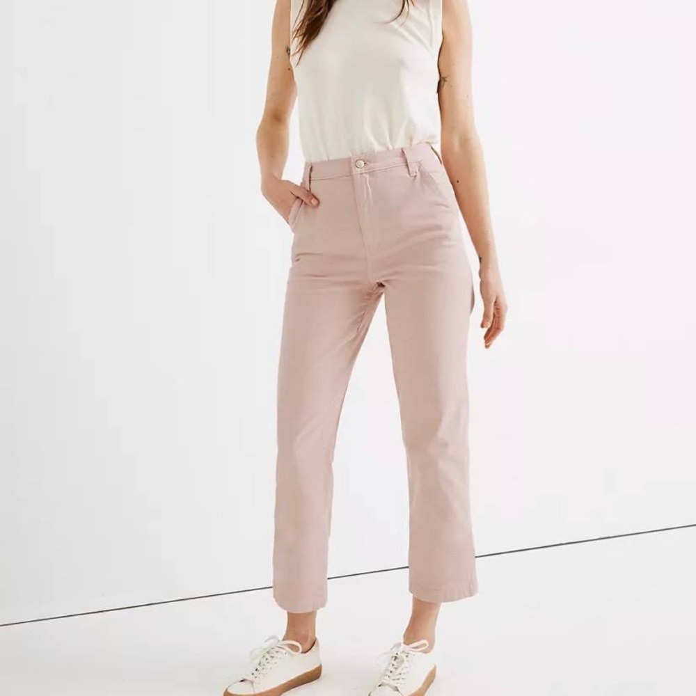Madewell Classic Straight Pants in Wisteria Dove Size 28